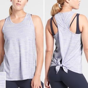 NWOT ATHLETA Essence Spacedye Tie Back Tank